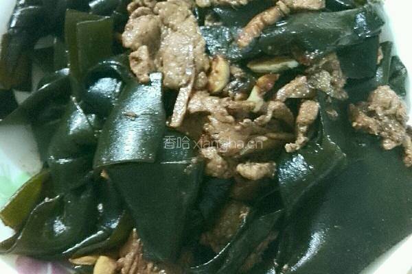 海带炒肉