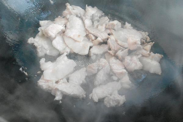 肉片炒莴笋的做法图解2