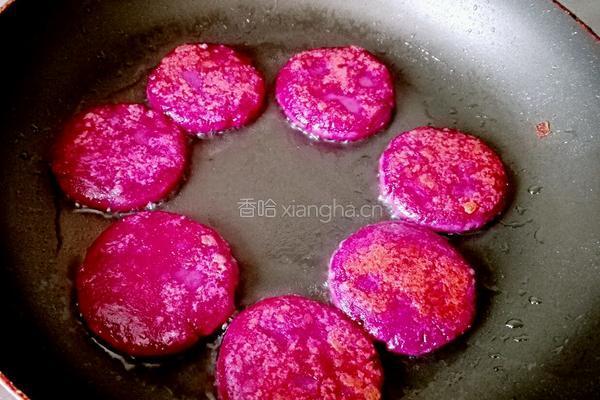 煎紫薯饼的做法图解6