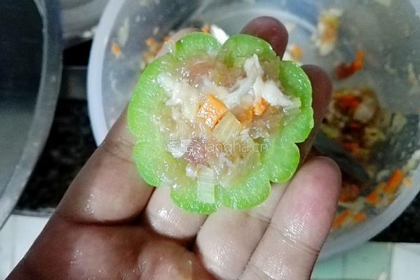 酿苦瓜的做法图解5