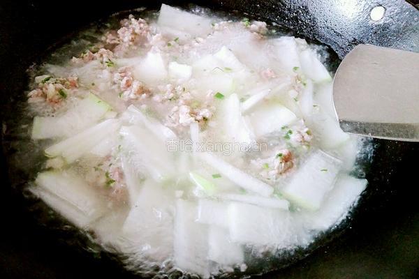 冬瓜肉末汤的做法图解6
