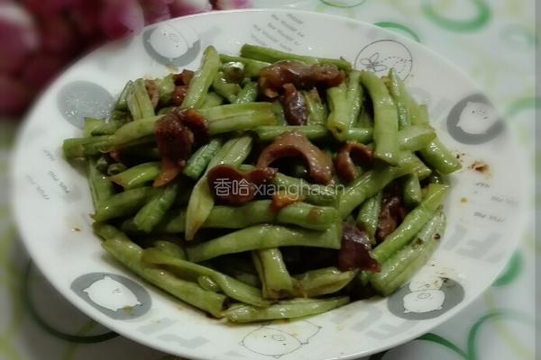 豆角炒鸡胗的做法图解8