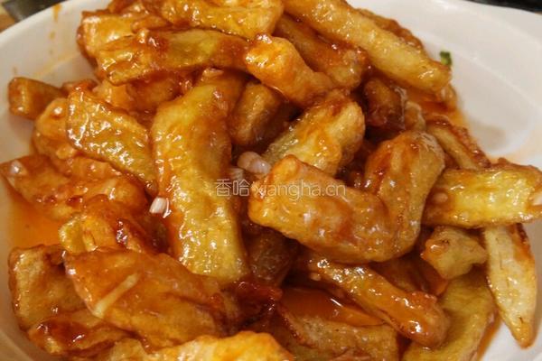 香酥茄条的做法图解8