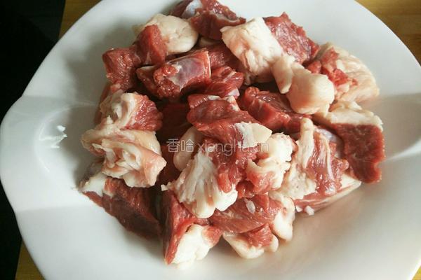 羊肉炖萝卜 详细好操作的做法图解1