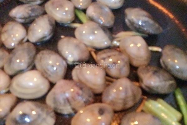 爆炒花蛤的做法图解4