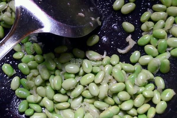 肉丝烩毛豆的做法图解3