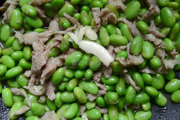 肉丝烩毛豆的做法图解6