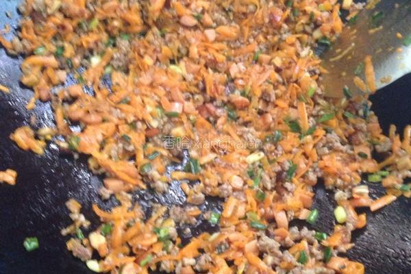 胡萝卜炒饭的做法图解10