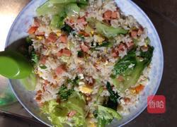 蔬菜炒饭的做法图解4