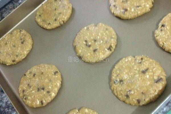 燕麦巧克力豆饼干的做法图解7