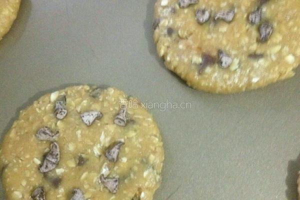 燕麦巧克力豆饼干的做法图解8