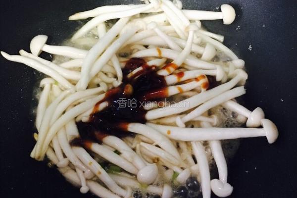 耗油鸡汁金针菇的做法图解5