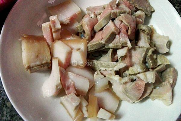 豆角炒猪肉的做法图解2