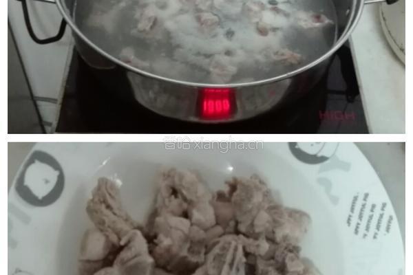 木瓜红枣排骨汤的做法图解2