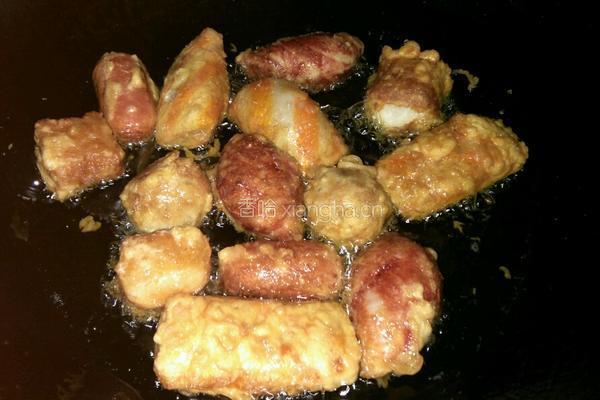炸鱼丸配小饼的做法图解7
