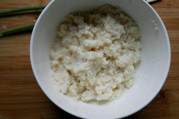 磨藕馃的做法图解4