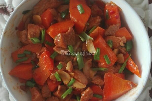 胡萝卜烧鸡肉的做法图解9