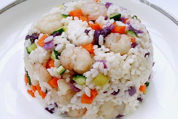 虾仁炒饭的做法图解6