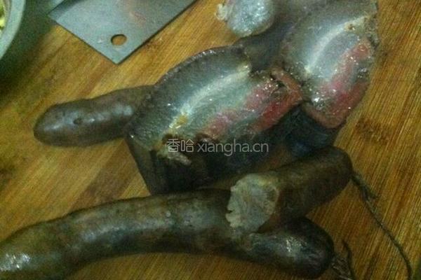 腊肉米粉的做法图解2