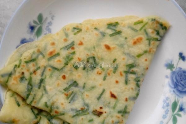 韭菜煎饼的做法图解5