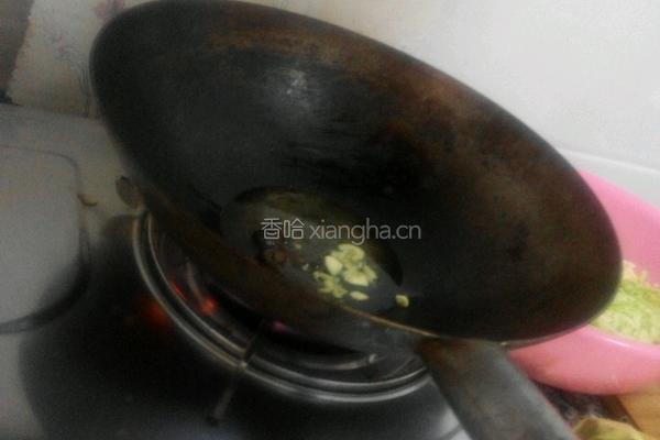 蒜炒油麦的做法图解2