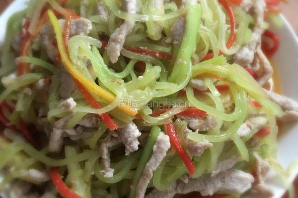莴笋炒肉丝的做法图解5