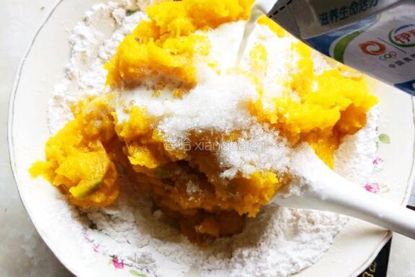 芝麻南瓜饼的做法图解4