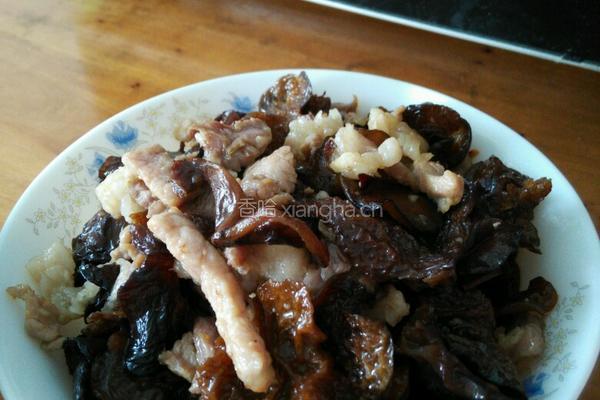 肉炒木耳的做法图解4