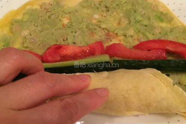 墨西哥牛油果豆蓉卷饼的做法图解17