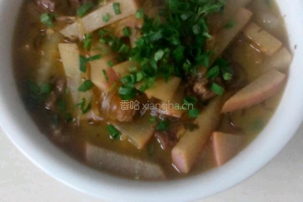 牛腩炖萝卜粉丝的做法图解10