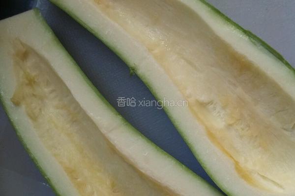 虾米炒绞瓜的做法图解1