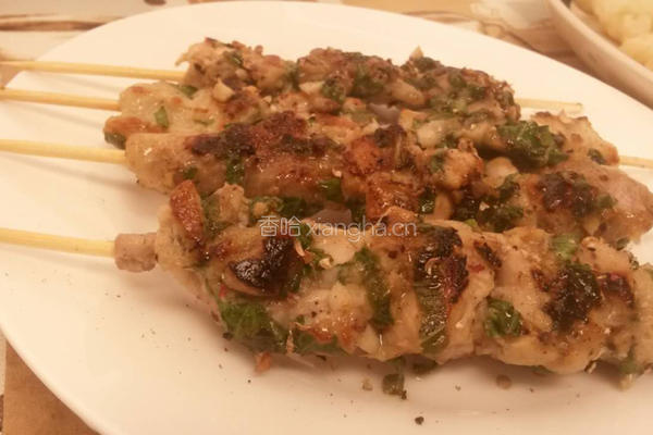居家串煎鸡肉片