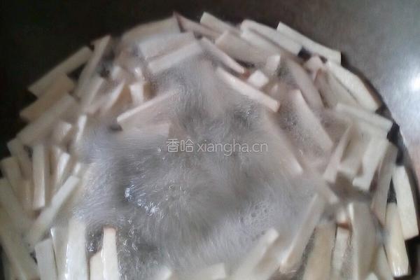 (蚝油版)杏鲍菇炒肉丝的做法图解2