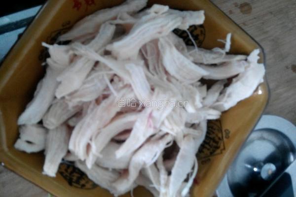 干炒鸡胸的做法图解2
