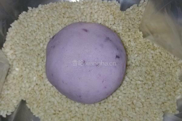 紫薯饼的做法图解7