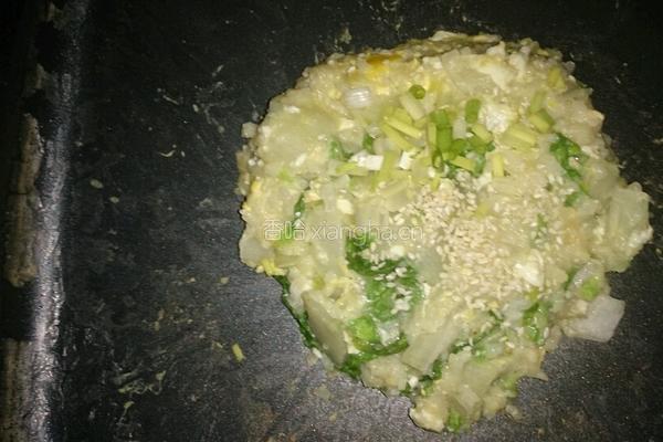 海鲜鸡蛋青菜炒饭的做法图解8