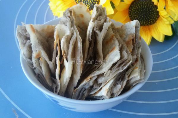 黑芝麻酱层层饼的做法图解10