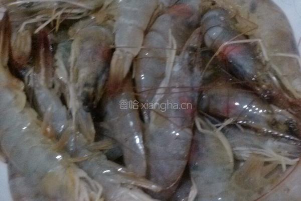 葱虾的做法图解1