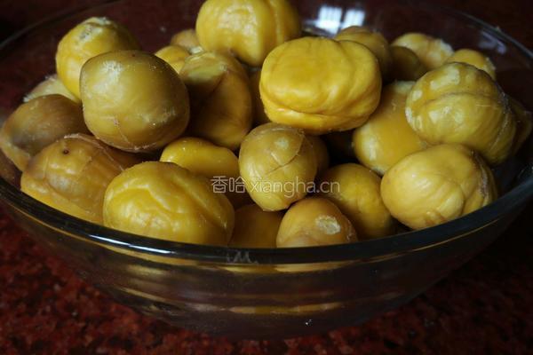 糖水板栗的做法图解4