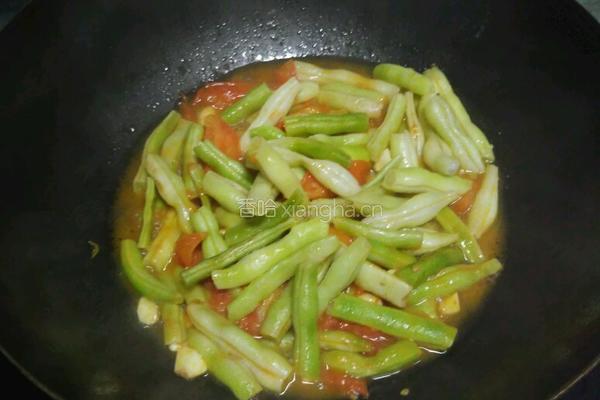 番茄炖豆角的做法图解8