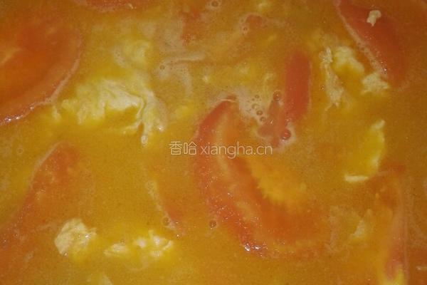 番茄青椒蛋汤的做法图解9