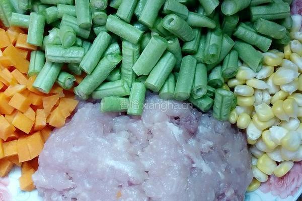 肉沫炒三丁的做法图解1