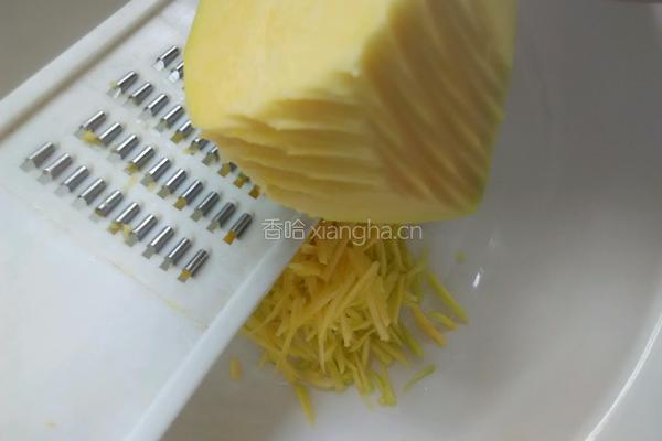 南瓜丝大肉馅包子的做法图解2