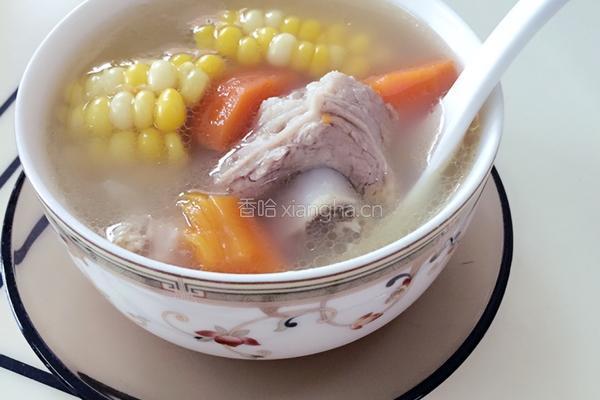 老火汤（扇骨玉米胡萝卜）的做法图解6