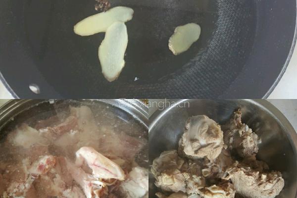 羊肉焖饼子的做法图解3