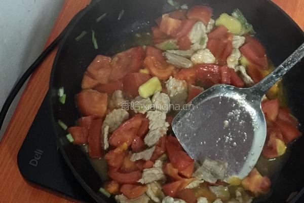 番茄炖瘦肉的做法图解5