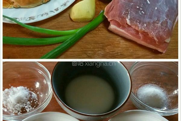 清炖蟹粉狮子头的做法图解1