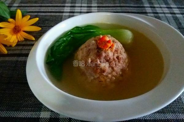 清炖蟹粉狮子头的做法图解16