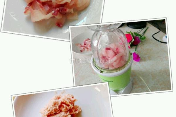 小鸭子南瓜鱼泥的做法图解3