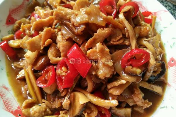蚝油香菇炒肉的做法图解6